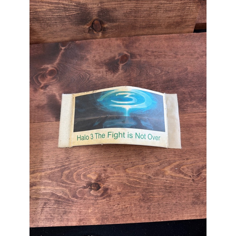 Halo 3 The Fight Is Not Over 2007 Launch
Event Promo Fan Wristband RARE / READ